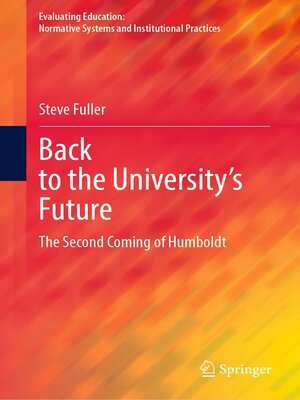 cover image of Back to the University's Future